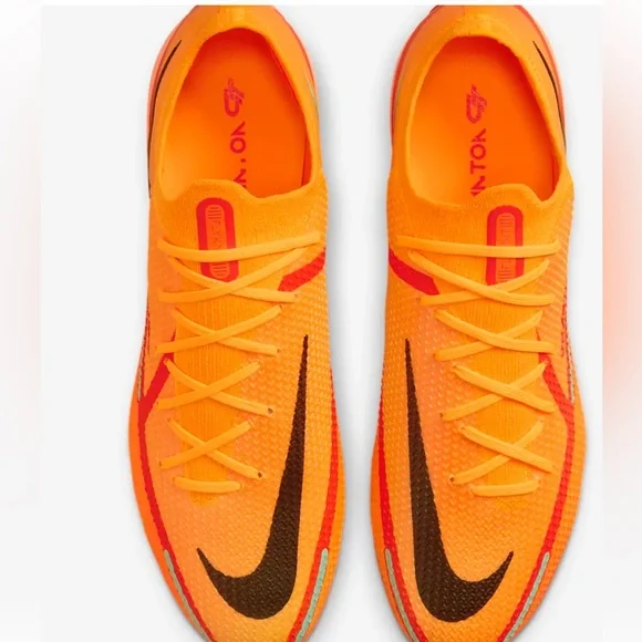 Nike Men’s Phanton GT2 Elite, 7, Orange/Bright Crimson/Black. Nike Phantom GT2 Elite DF FG Laser Orange Men main image 3